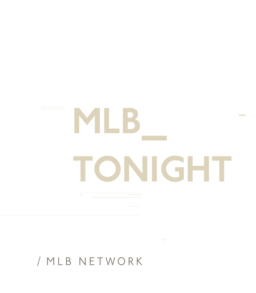 Mlb Tonight