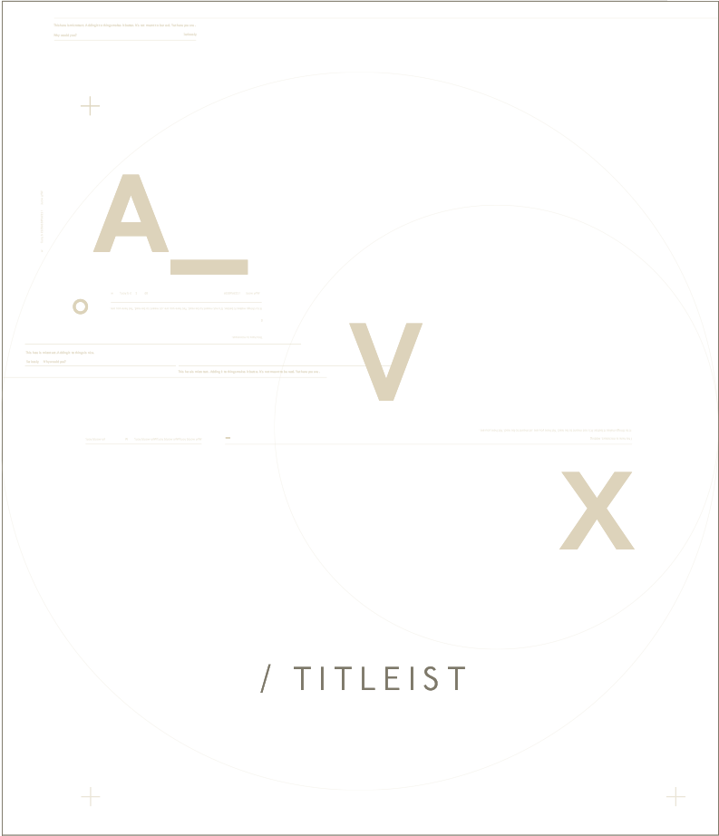 TITLEIST AVX